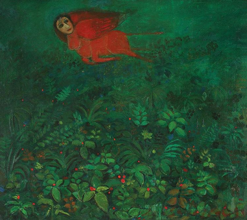 crastinating: Gogi Saroj Pal (Indian, b. 1945), Homecoming, 1990