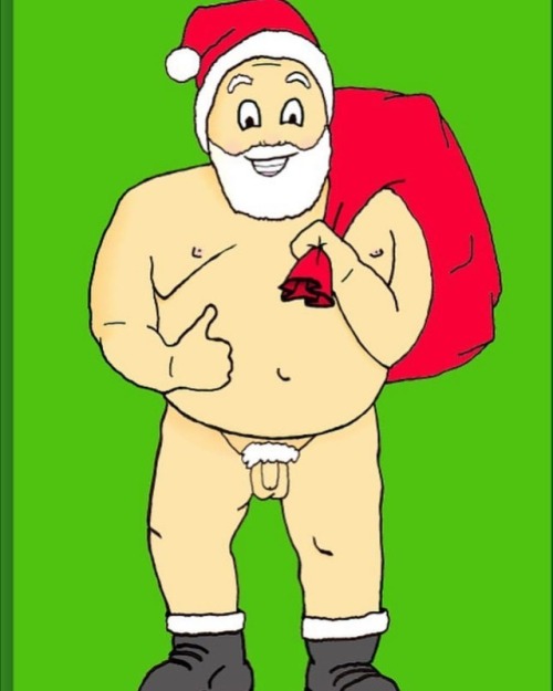 You can count on santa to visit ALL the good boys and girls even those that live in #nudist communit