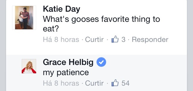 ijustloveyoutubers:  bestofyoutubecomments:  #NotTooDeep with Grace Helbig  Grace’s