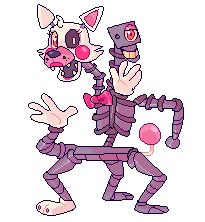 Pixilart - Anime Mangle (FNaF) by PinkBandaidArt