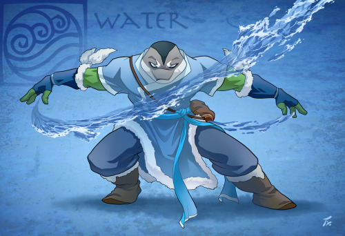 tanya-buka:Crossover series with TMNT and Avatar. Love them bouth.