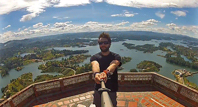 gnumblr:  Around the World in 360º — 3 Year Epic Selfie Armed with a GoPro camera,