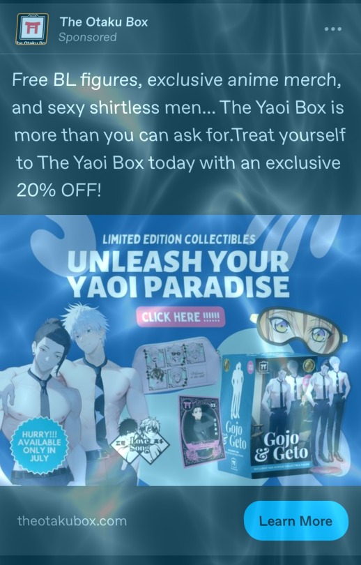 The Sponsored Ads I Am Getting Seem To Think I Am A Fujo. Reader, I Am A Lesbian Who Primarily Enjoys