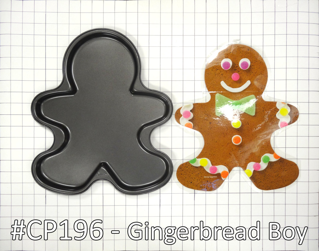 Gingerbread Giant Cookie Pan. Man/Boy or Woman/girl. Wilton. Non