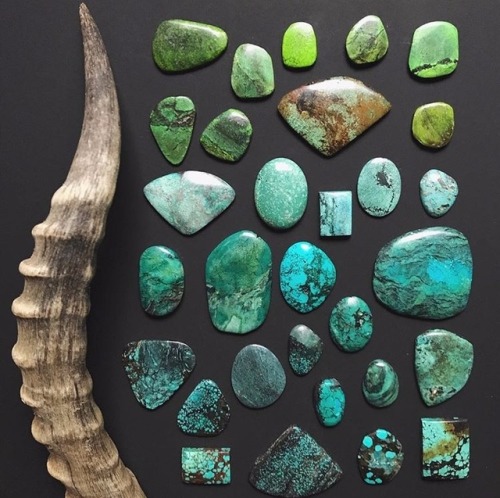The many shades of Turquoise via @gemandpoint /////www.instagram.com/mineraliety