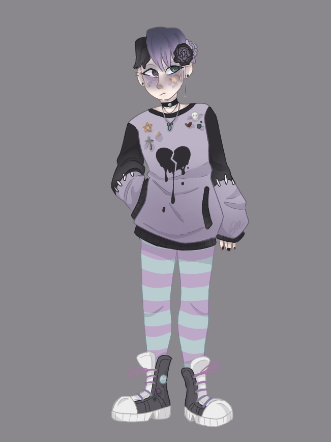 I Will Return Another Little Drawing Of Pastel Goth Virgil The pastel goth juxtaposition of light and dark creates a creepy but cute vibe that you'll find overlaps with our collections of kawaii clothing and gothic clothing for a unique and truly instagrammable look. drawing of pastel goth virgil