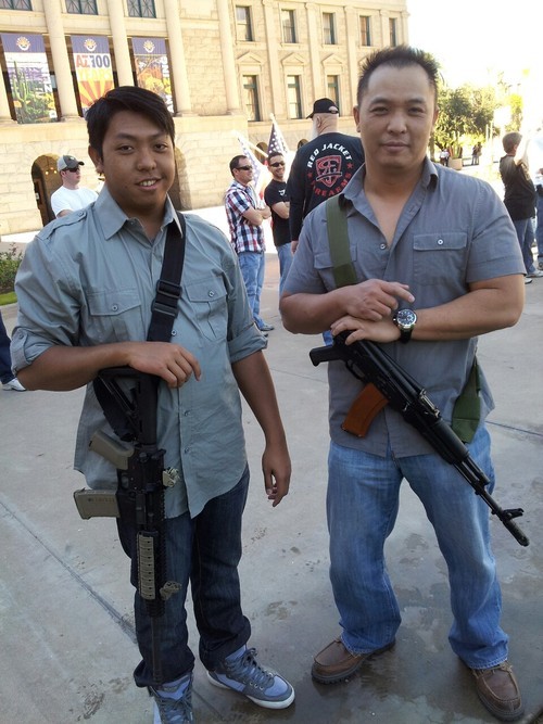 bulletbakas:  cerebralzero:  actual-princess-mikasa:  why are all white guys so defensive over gun control„ like “NO, IT IS OUR CONSTITUTIONAL *RIGHT* TO OWN VERY DANGEROUS WEAPONS FOR NO REASON AT ALL FUCK OBAMA”        According to OP only “white