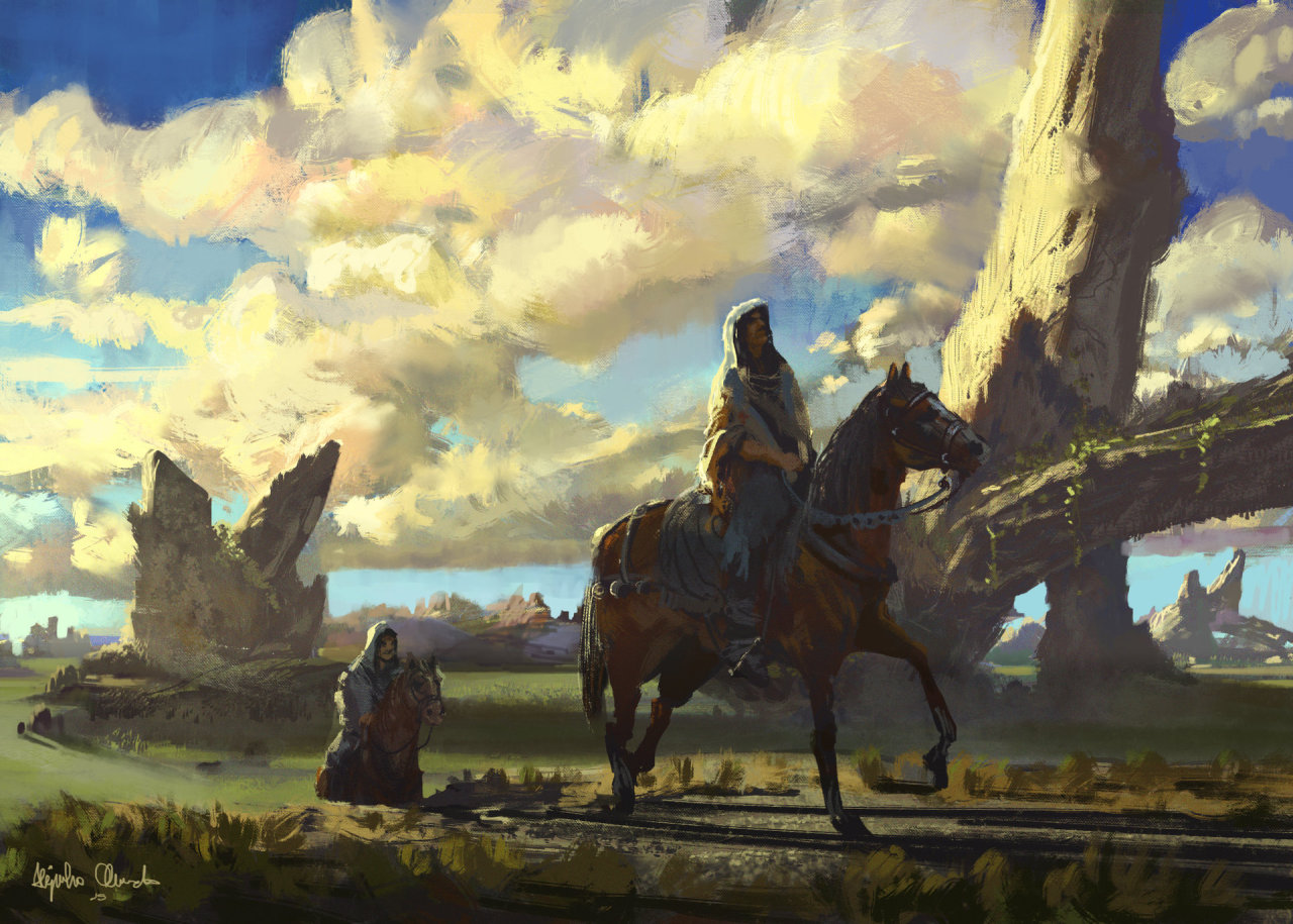 ravensshire:  https://www.artstation.com/artist/alex_olmedo