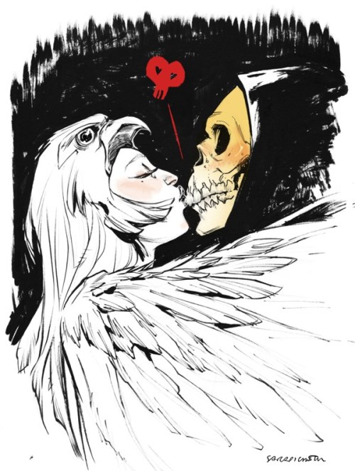 aeontriad:  Sorceress + Skeletor by Sara Pichelli