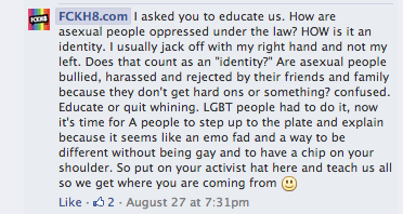 nentindo:  fckh8 actually said pansexuality is a word tumblr made up   It&rsquo;s