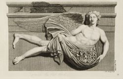 hadrian6:  Zephyrus - God of the West Wind. 1762.   James Stuart. British 1713-1816. engraving. http://hadrian6.tumblr.com  bet he gave a good &ldquo;blow&rdquo; job. haha.