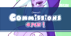 maiz-ken:  Hey guys now that i’m out of school for the summer i’m pleased to announce that summertime Commissions are now open! All of my other commission information, including prices, and terms can be found on [this page] So check that out and