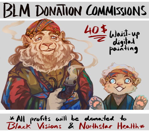 Bouncing back unto social media and opening commissions for the first time in forever, all profits w