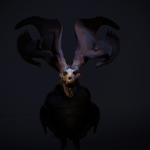 rhubarbes: ArtStation - Demon Deer!, by Tyler SmithMore on RHB_RBS