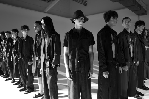 Fingers Crossed BTS for New York Fashion Week Menswear by Karina Ordell