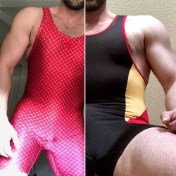 captnspandex:  Porque no los dos? . . . #singlet