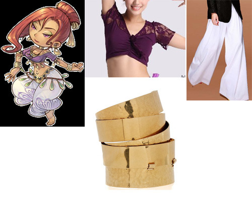 &ldquo;For Selena&rsquo;s spring outfit~ You&rsquo;ll need a purple belly shirt with sle