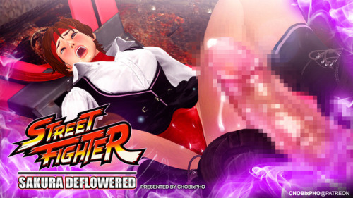 ❤ *NEW* STREET FIGHTER / SAKURA DEFLOWERED ❤Finally givin’ my favourite tomboy the porking she