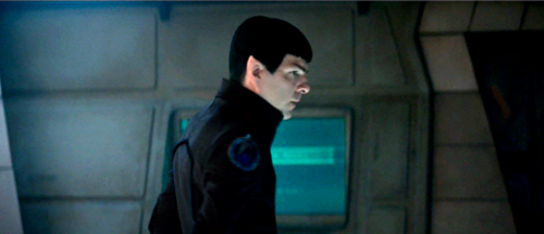 Spock in black:  the USS Franklin uniform