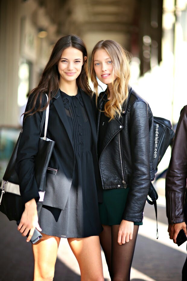 Anja Leuenberger and Anna Zanovello Photo by... - The Streets of Style