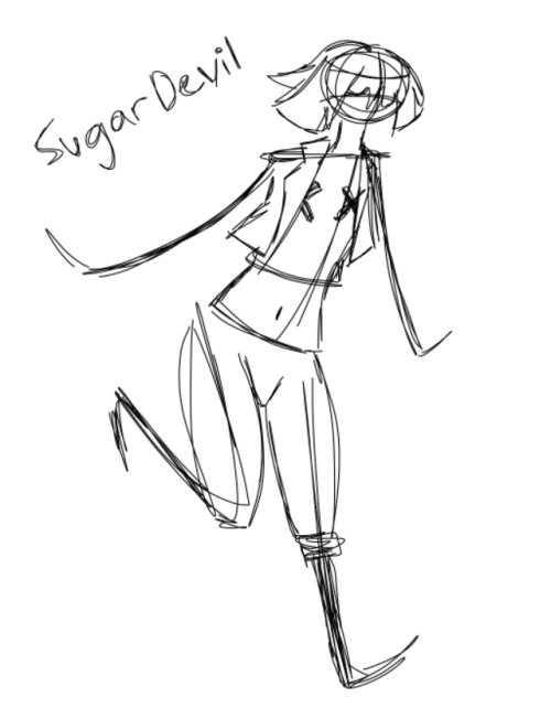 melancholyrevolutionary submitted:sugar devil, who may or may not be based on sucre from off