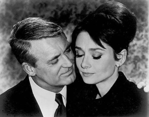 Audrey Hepburn and Cary Grant