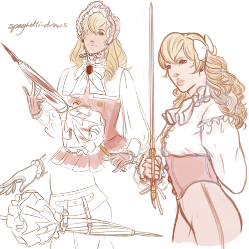 spaghetti-draws:The heroes support is basically saying Maribelle trained in arms before staffs