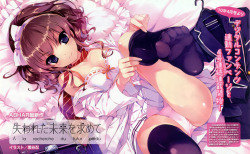 bleed through bra cleavage feet hanamiya nagisa kuroya shinobu open shirt pantsu seifuku thighhighs trumple undressing ushinawareta mirai wo motomete | #122258 | yande.re