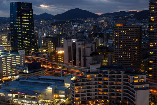 jpnys: Kobe skyscrapers by David S.M. on Flickr.