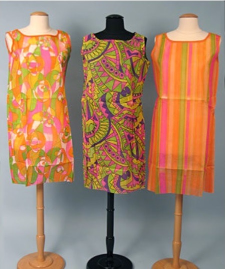 shewhoworshipscarlin:Go Go paper dresses, 1960s.