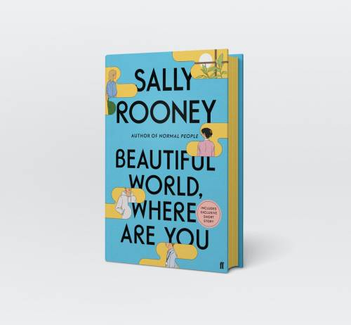 Beautiful World, Where Are You Sally RooneyFaber Books, 2021Art direction: Donna PayneDesign: Jon Gr