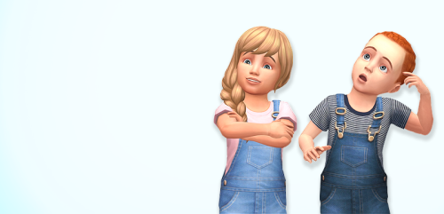 marvinsims: Denim Overalls My first CC for toddlers! I love the overalls that came with the update b
