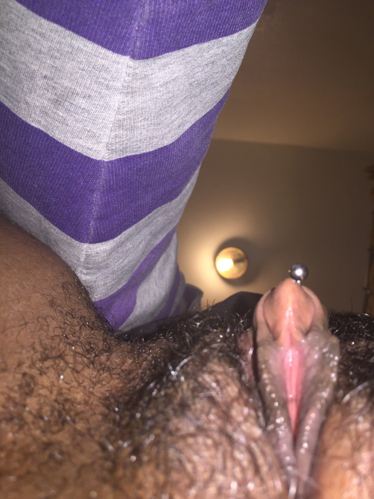 huge-wet-clit:  huge-wet-clit:  So close …  I love how much love me and my pussy
