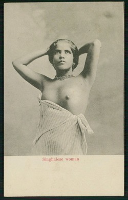   Sri Lankan Sinhalese Woman, Via Old Indian Photographs.   