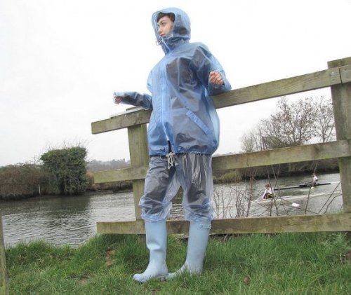 2 piece plastic rain suit