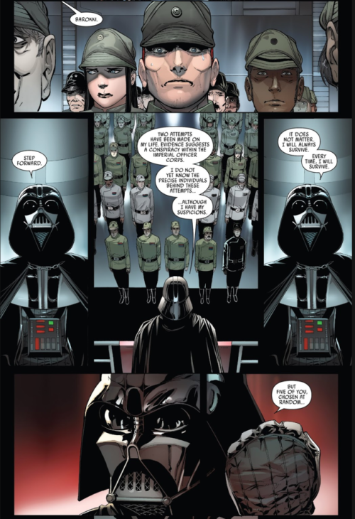 severnlight:  OR, not so “random”… The Emperor had told Vader he can kill anyone but Tarkin. Cassio 