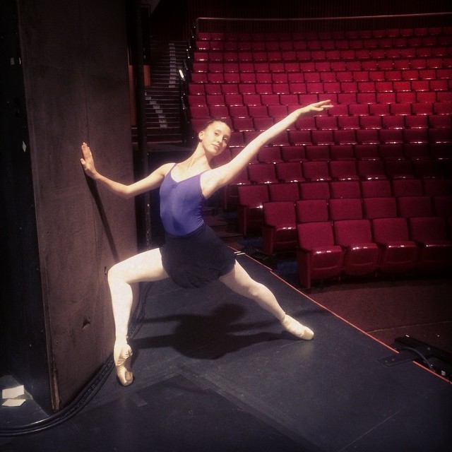 Meanwhile between rehearsal….we #pose! Alice Pan, one of participants of PINY from Italy, posing for I