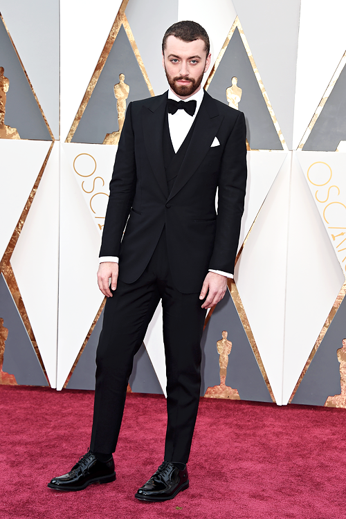 Sam Smith attends the 88th Annual Academy Awards at Hollywood &amp; Highland Center on February 