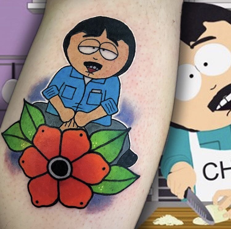 120 Cartoon Tattoos For A Blast From The Past  Bored Panda