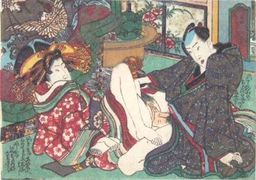 The High-ranking Courtesan, 1835, Utagawa Kunisada