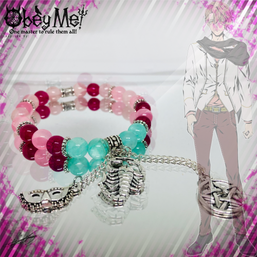 Back again with otome themed bracelets, don’t mind me! XD I had so much fun coming up with these des