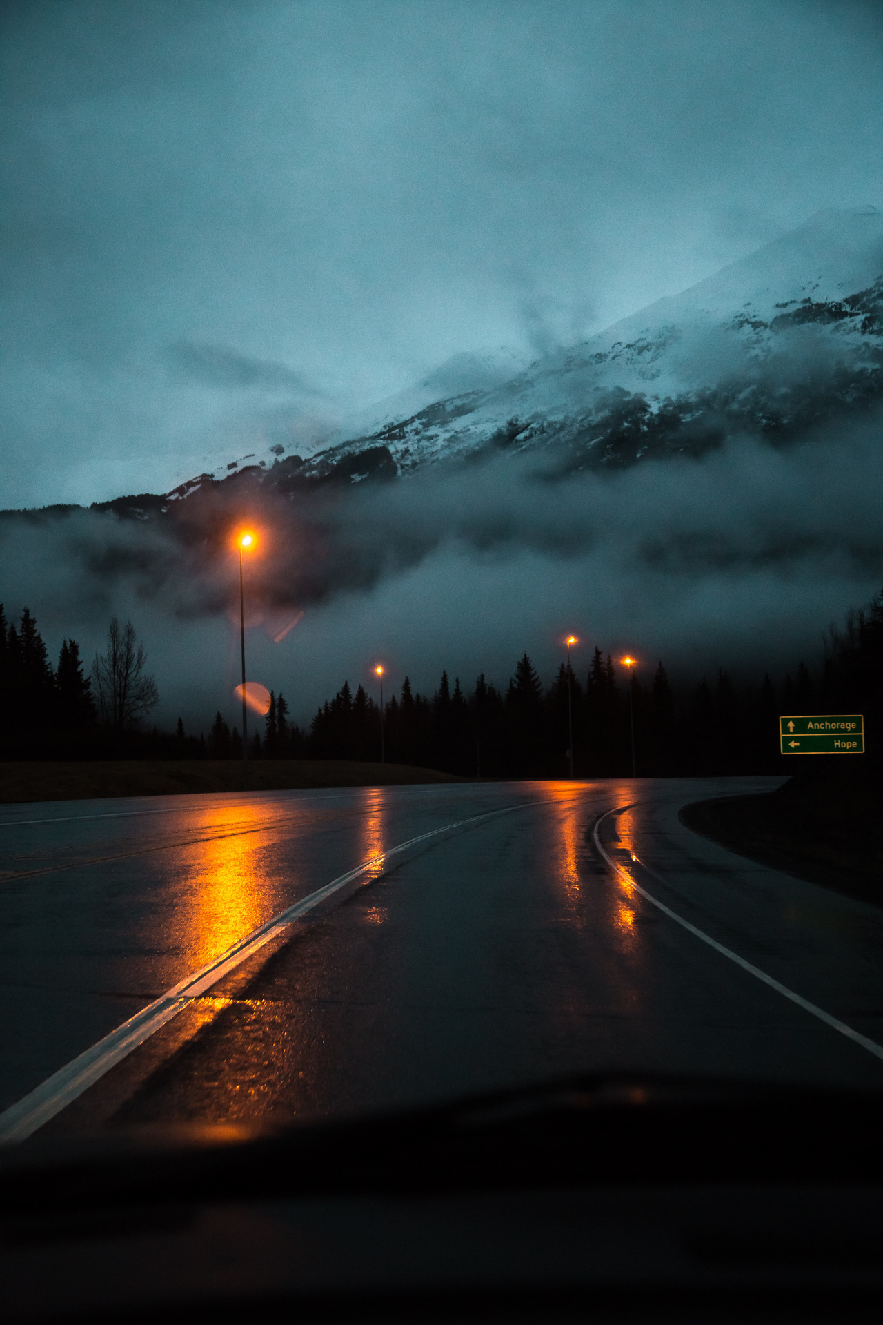 hannahkemp:  Late night drives in Alaska.Prints//Instagram