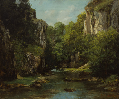 The Stream of the Black Well, Gustave Courbet, 1872-77