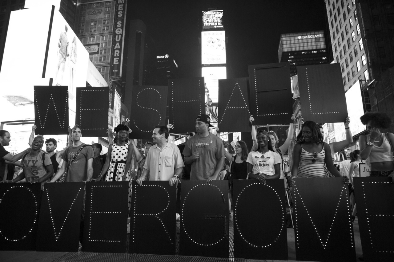 photothuglife:  Thousands march for Trayvon Martin yesterday in NYC