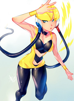 topsu01:  elesa kamitsure-Pokemon-FANART-