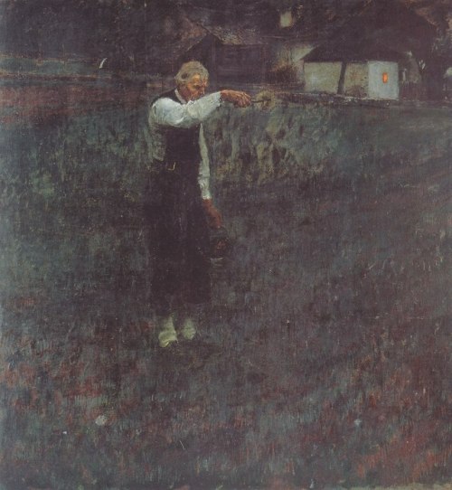 XXX artist-egger-lienz: Feldsegen, 1896, Albin photo