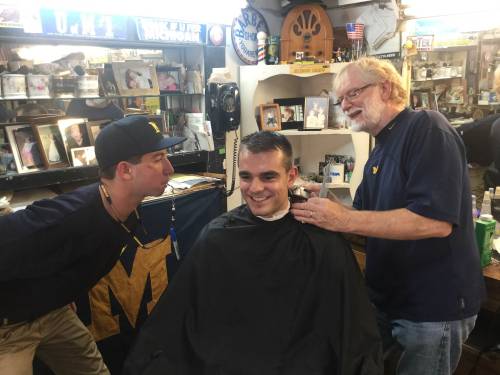 The HarBros hit State St. Barber Shop today. The #FS1OpeningDrive tour starts tomorrow! foxs.pt/1hOH