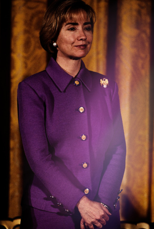 lauraadama: Favourite Hillary Rodham Clinton looks (4/∞) - purple edition