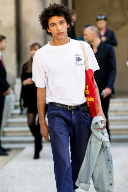 justdropithere:  Jackson Hale - Paris Men’s Fashion Week SS16 Street Style