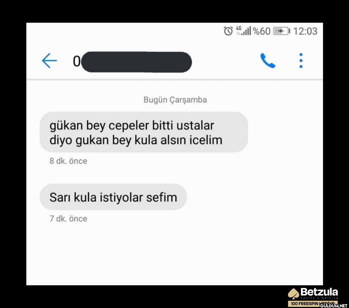 Sarı kula olmuş 40 TL...